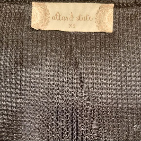 NWT Altar'd State Stella Black Sequined Sleeveless Mini Dress Size XSmall - Picture 13 of 13